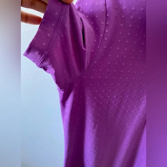 Nike Pro Golf Tour Performance Dri-Fit Short Sleeve Dotted Polo Size S - Picture 5 of 7